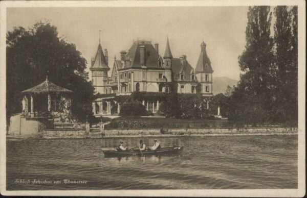 Schloss Schodau Thunersee Boot