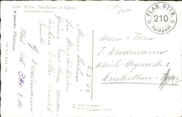 Sion VS Sion Tourbillon Valere Bietschhorn – Bild 2