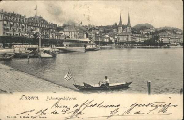 Luzern LU Luzern Schweizerhofquai Boot