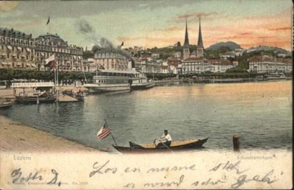 Luzern LU Luzern Schweizerhofquai Boot