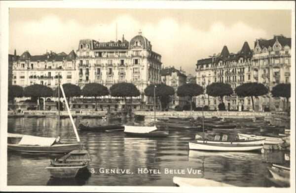 Genf GE Genf Hotel Belle Vue Boot