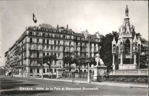 Genf GE Genf Hotel Paix Monument Brunswick