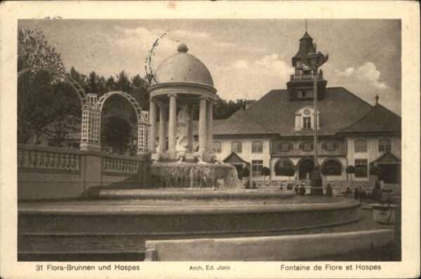 Bern BE Bern Flora Brunnen Hospes