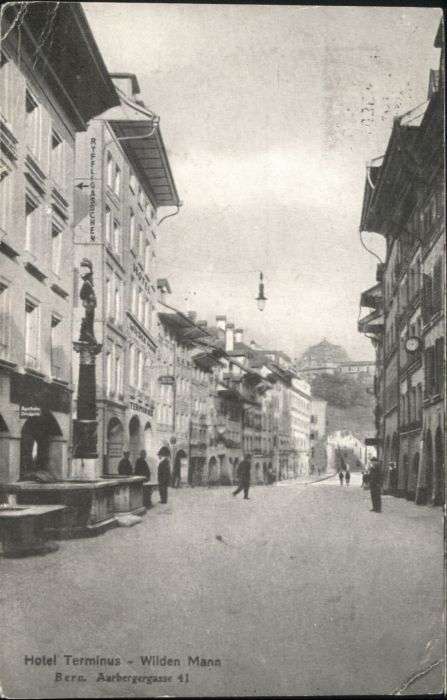 Bern BE Bern Hotel Terminus Wilden Mann