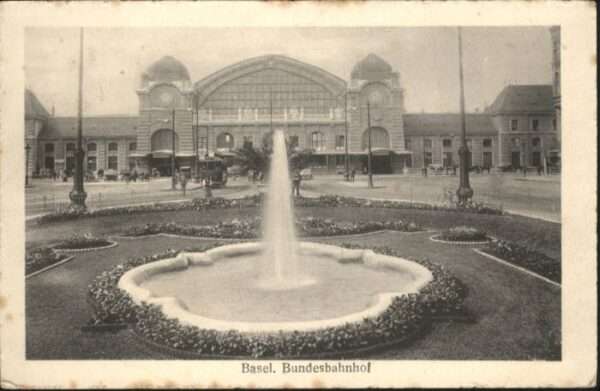 Basel BS Basel Bundesbahnhof Brunnen