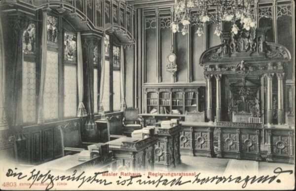 Basel BS Basel Rathaus Regierungsratssaal