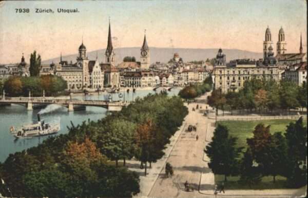 Zuerich toquai Brücke Boot x