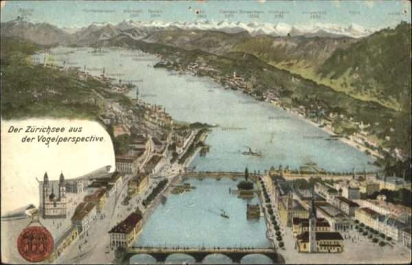 Zuerich liegeraufnahme See