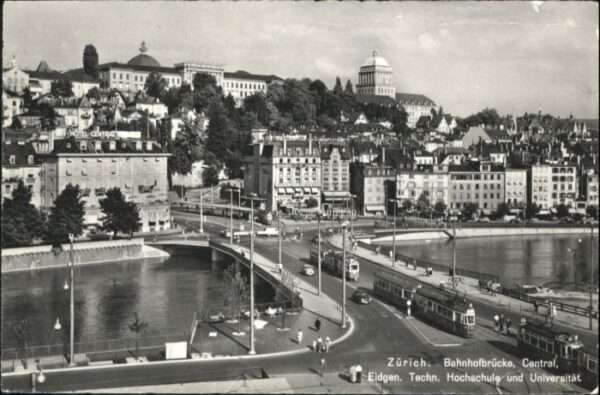 Zuerich ahnhofbrücke Central Eidgen Techn Hochs