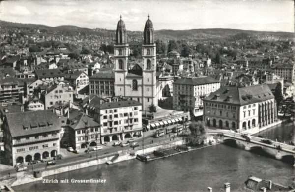 Zuerich rossmünster Brücke *