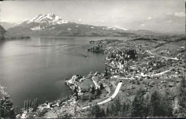 Weggis Vierwaldstaettersee Weggis Pilatus Panoramastrasse