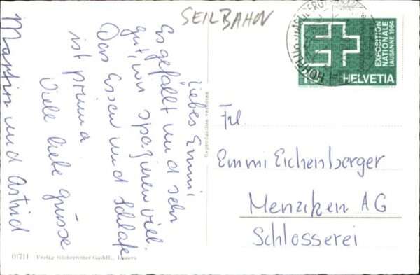 Hasliberg Käserstatt Wetterhorngruppe Seilbahn – Bild 2