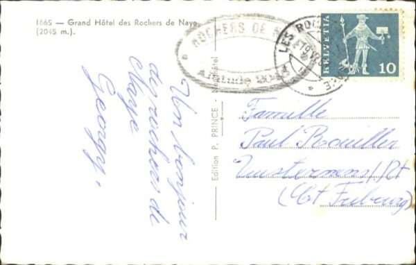 Rochers de Naye Grand Hotel – Bild 2
