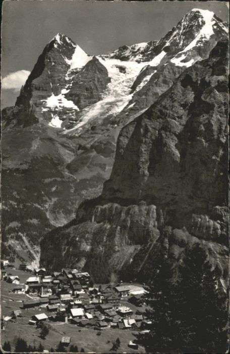 Muerren BE Mürren Eiger Mönch x