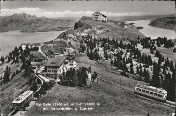 Rigi-Staffel Kulm Vierwaldstätter Zugersee Bahn