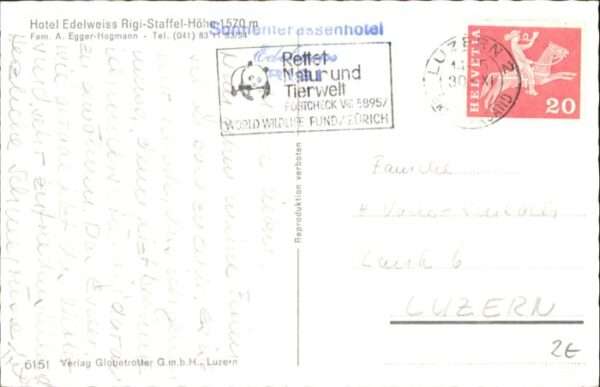 Rigi-Staffel Hotel Edelweiss Pilatus – Bild 2
