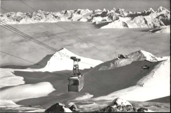 Weissfluhjoch Gipfel Seilbahn