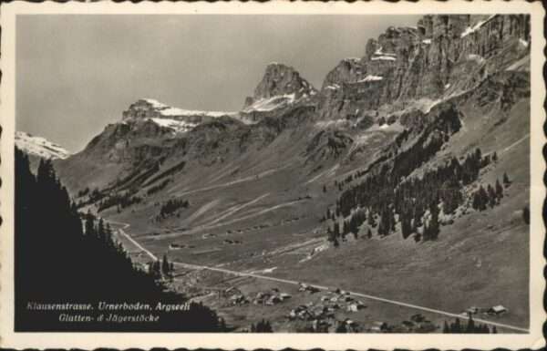 Klausen UR Klausen Strasse Urnerboden Argseeli Gla