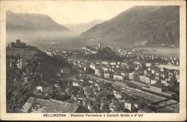 Bellinzona Stazione Ferroviara Castelli Svitto Uri