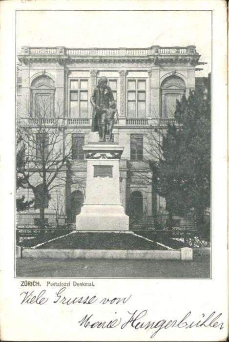 Zuerich estalozzi Denkmal