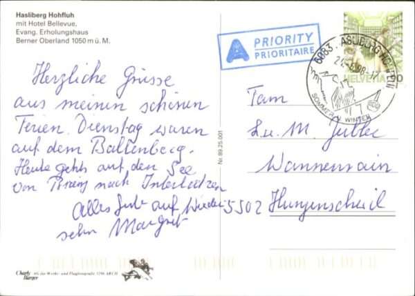 Hasliberg Hohfluh Hotel Bellevue Erholungshaus – Bild 2