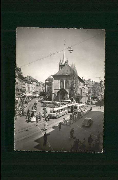 Lausanne VD Lausanne Place Eglise St Francois