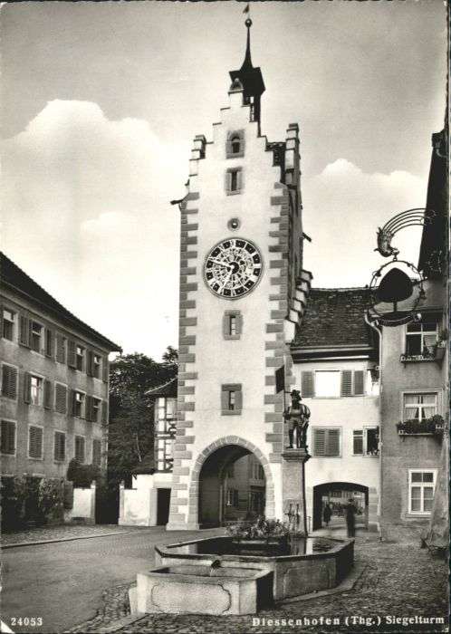 Diessenhofen Siegelturm Brunnen