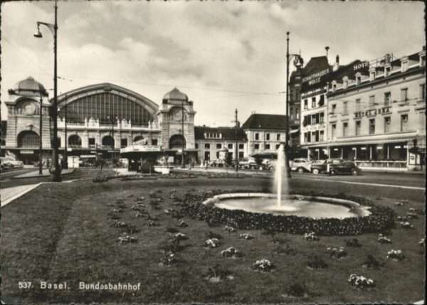 Basel BS Basel Bundesbahnhof Brunnen