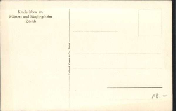 Zuerich inderleben im Mütter Säuglingsheim * – Bild 2
