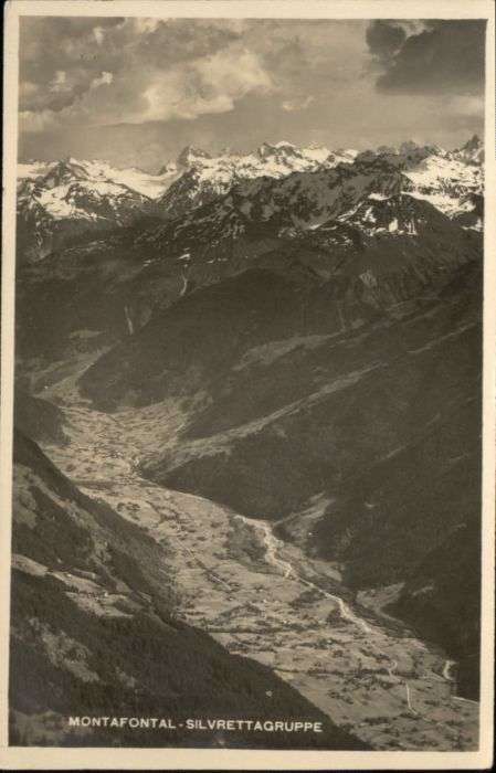 Silvretta Montafontal Silvrettagruppe
