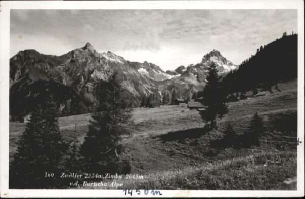 Sexten Sesto Suedtirol Zwölfer Zimba Burtscha Alpe
