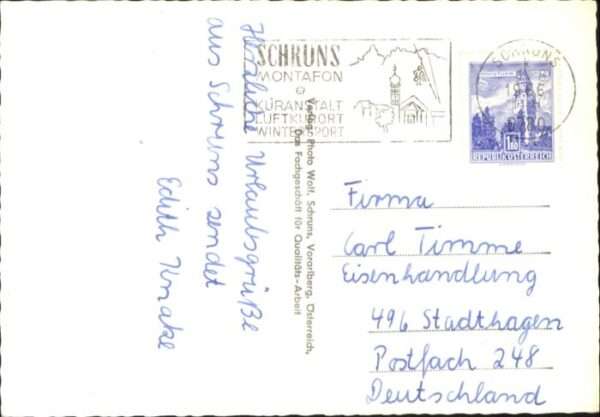 Schruns Vorarlberg Schruns Montafon Zimba Vandanser Wand – Bild 2