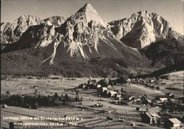 Lermoos Tirol Lermoos Sonnenspitze Wampeterschrofen T