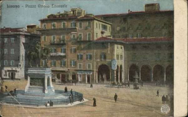 Livorno Piazza Vittorio Emanuele Statur
