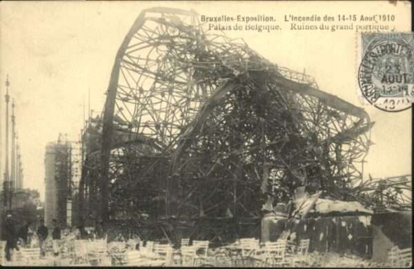 Bruxelles Bruessel Exposition Palais Belgique Ruines Grand