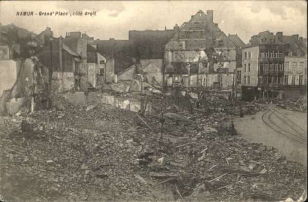 Namur Wallonie Namur Grand Place Zerstörung