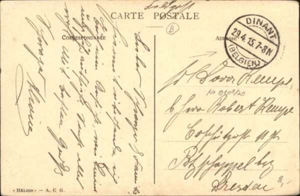 Dinant Wallonie Dinant Rue Grande Zerstörung – Bild 2