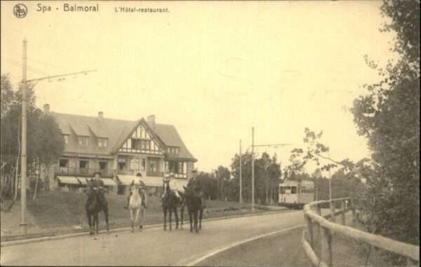 Spa Liege Spa Strassenbahn Balmoral Hotel Restaur