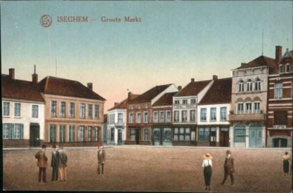 Iseghem Flandre Groote Markt