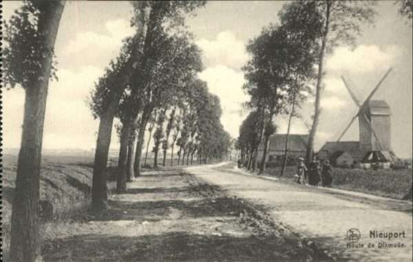 Nieuport-Bains Nieuport Route Dixmude Windmühle