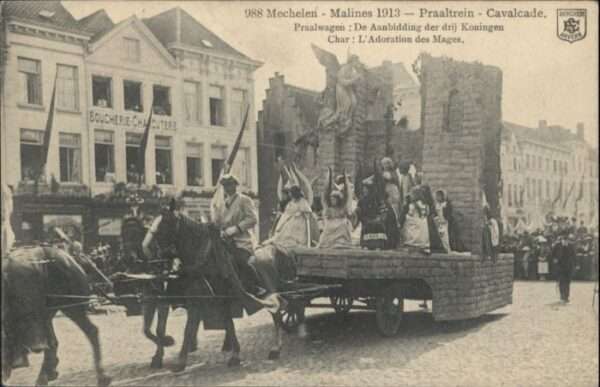 Mechelen Malines Praaltrein Cavalcade Praalwagen Festzug