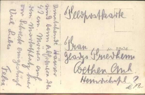 Luettich Lüttich [handschriftlich] Zerstörung * – Bild 2