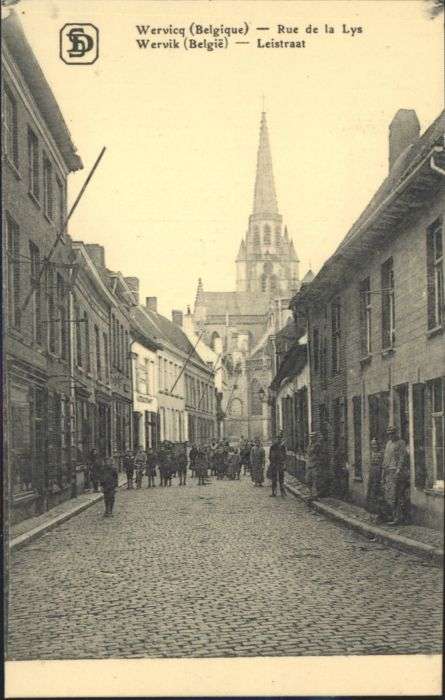 Wervicq Wervik Rue Lys Leistraat