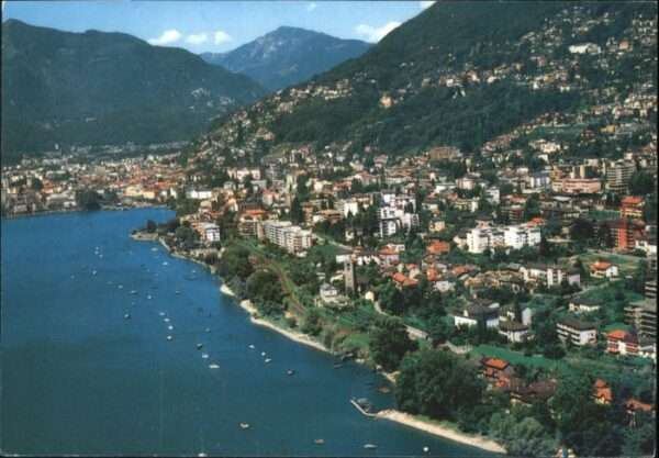Locarno TI Locarno Fliegeraufnahme