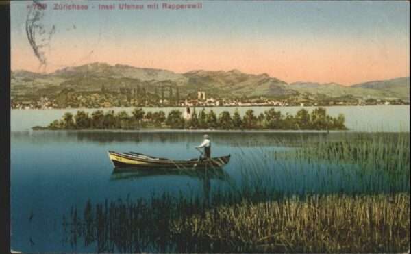 Insel Ufenau Ufnau Zuerichsee SZ Insel_Ufenau Zürichsee Rapperswil Boot