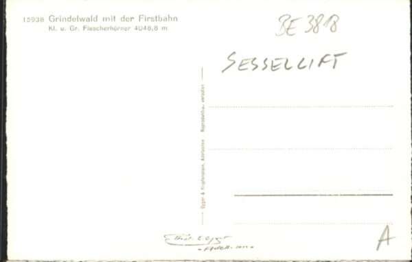 Grindelwald Firstbahn Sessellift – Bild 2