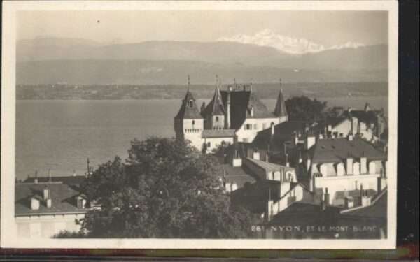Nyon VD Nyon Mont Blanc