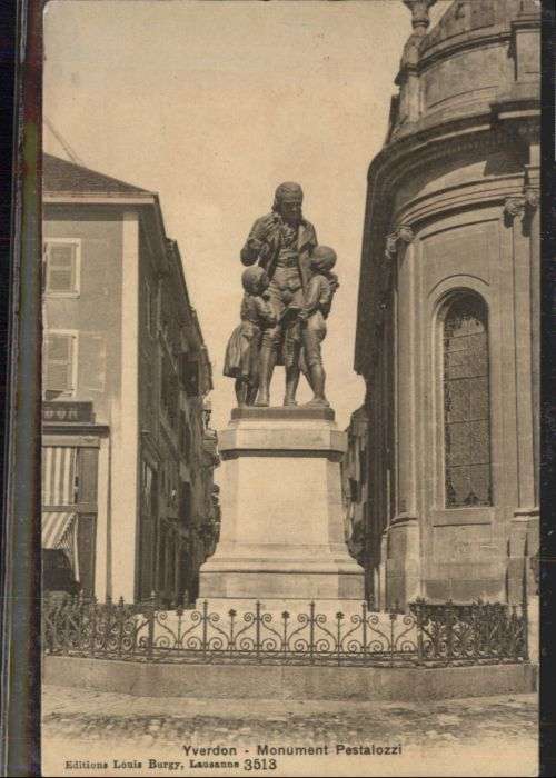 Yverdon VD Yverdon Monument Pestalozzi