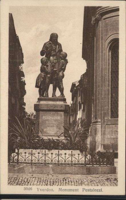 Yverdon VD Yverdon Monument Pestalozzi