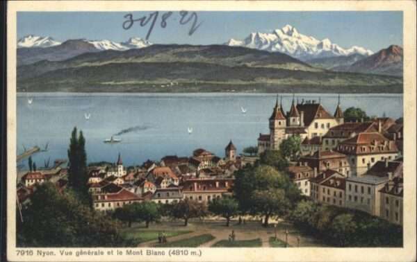 Nyon VD Nyon Mont Blanc